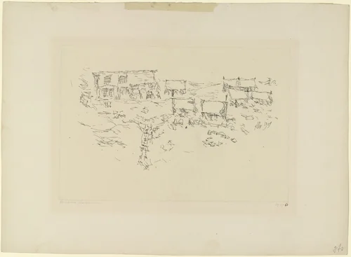 Quarry at Ostermundigen (Steinbruch Ostermundigen) by Paul Klee, drawing, 1909