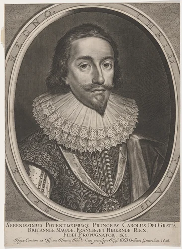 Charles I by Hendrik Hondius I, print, 1626