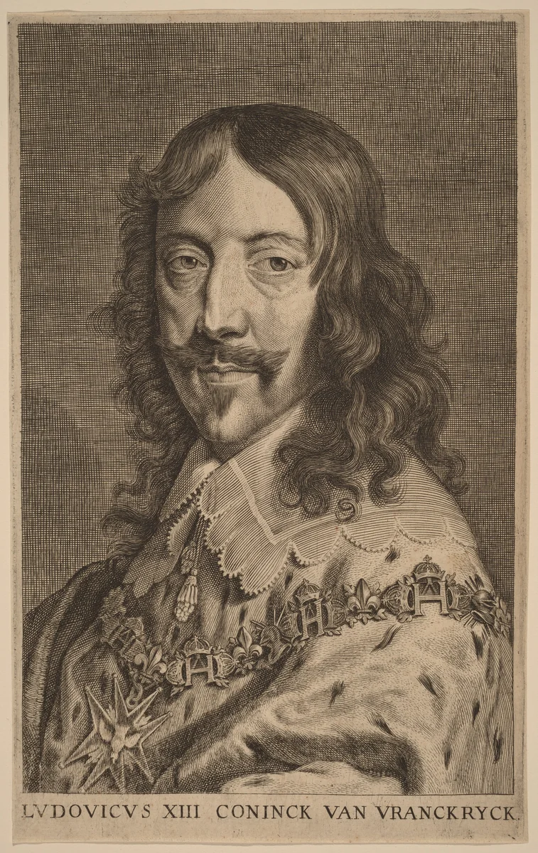 Louis XIII by Netherlandish 17th Century; Netherlandish 18th Century, print, 1600-1699