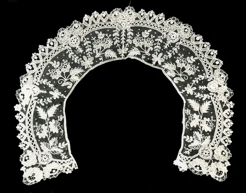 Collar by Belgium, textile, 1880-1889