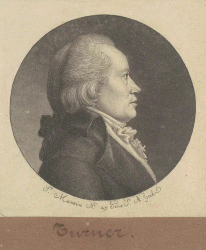 Turner by Charles B. J. Févret de Saint-Mémin, print, 1797