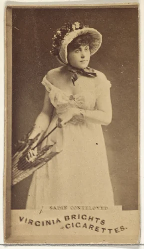 Sadie Cortelyou, from the Actors and Actresses series (N45, Type 1) for Virginia Brights Cigarettes by Allen & Ginter, photograph, 1885-1891