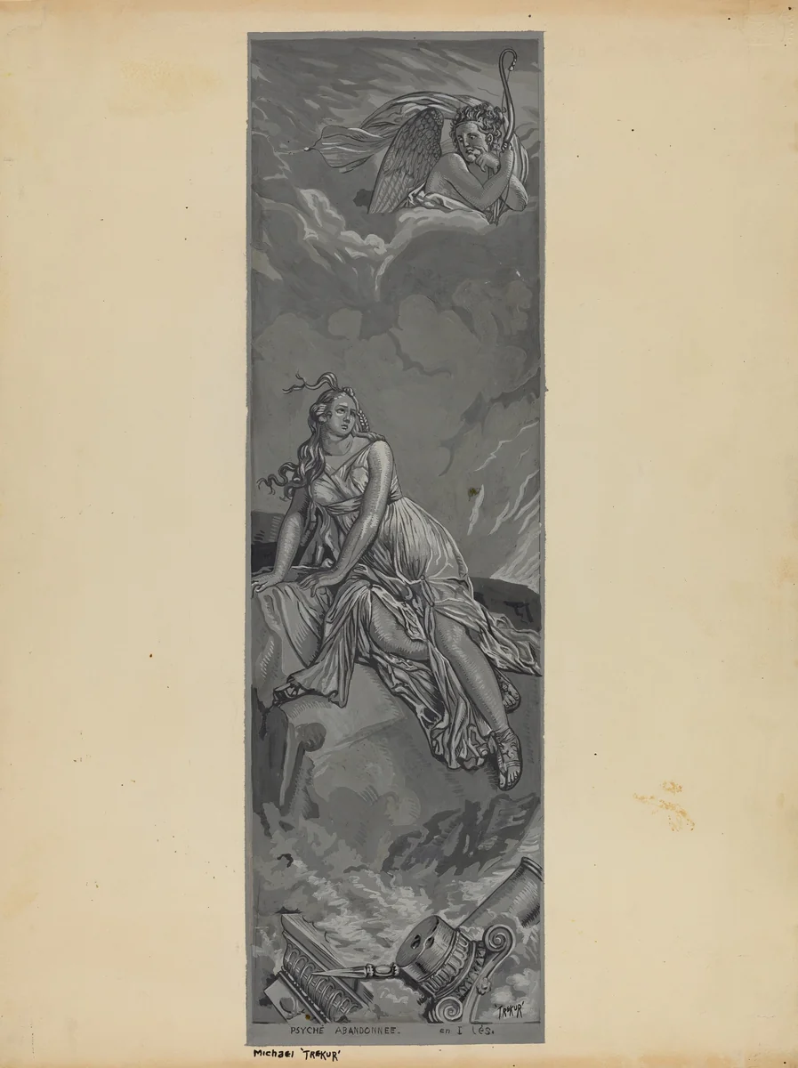 Wall Paper by Michael Trekur, index of american design, 1935-1942