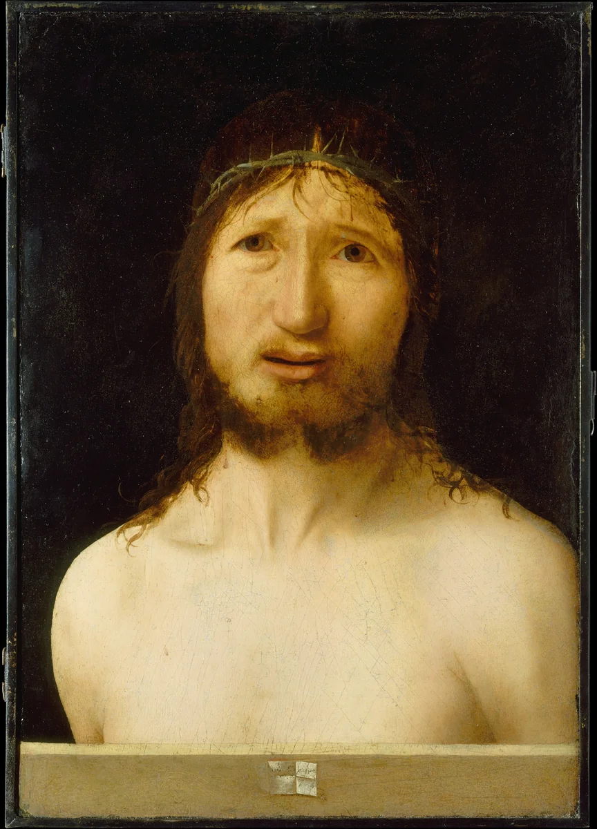Christ Crowned with Thorns by Antonello da Messina, painting, 1450-1479