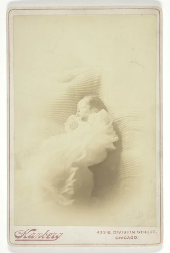 Harriet Warner Walker, less than 24 hr. old by J. J. Kanberg, photograph, 1870-1890