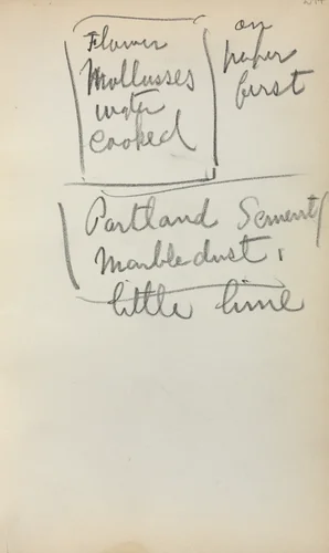 Italian Sketchbook: Notes (page 244) by Maurice Prendergast, book, 1898-1899