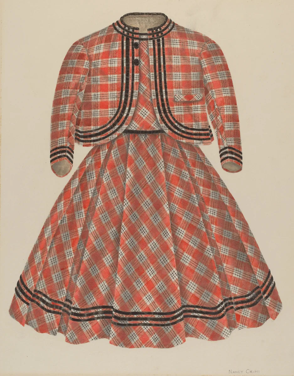Boy's Dress and Jacket by Nancy Crimi, index of american design, 1940