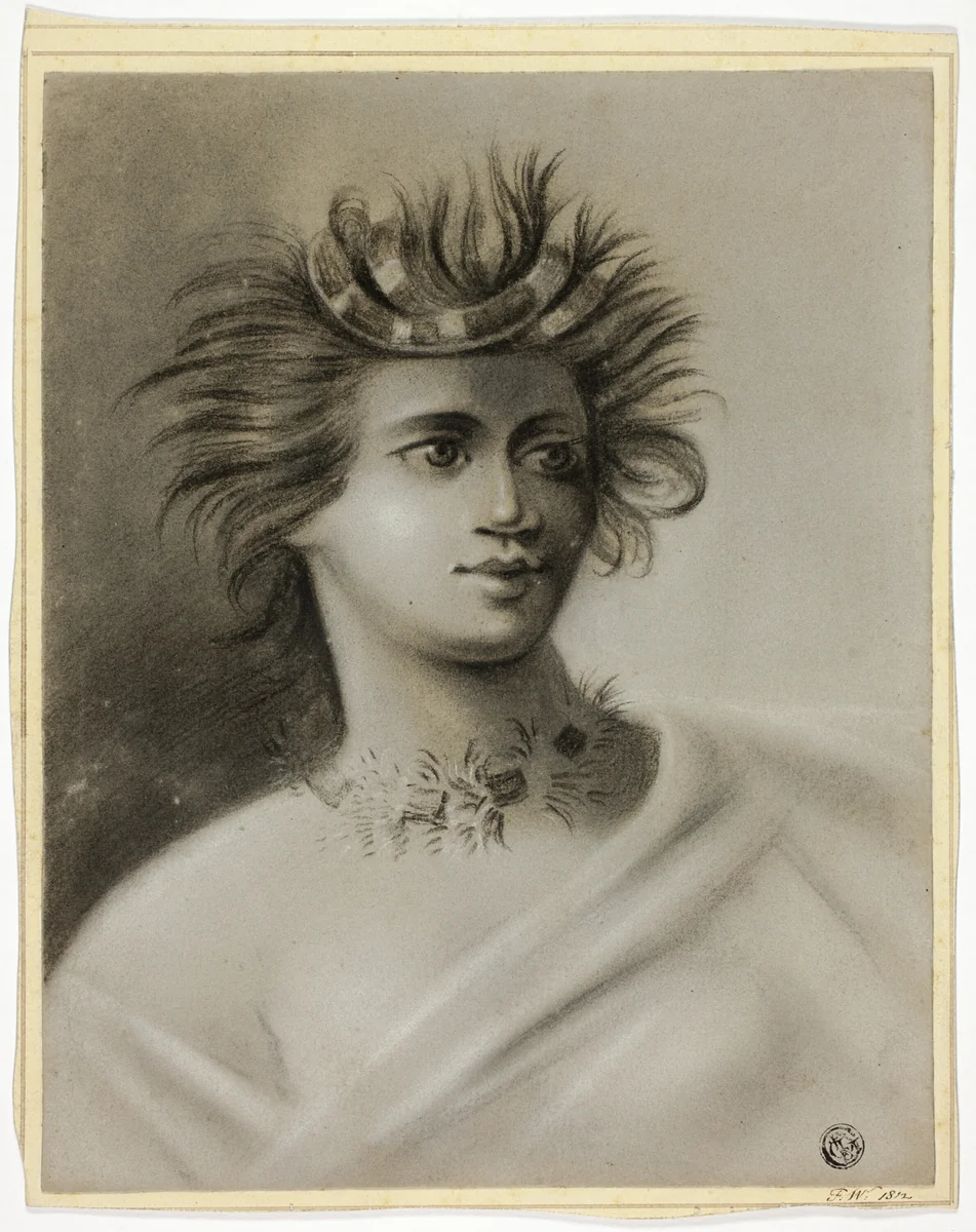 Cook's Voyages to Polynesia by Unknown Artist, drawing, 1800-1899