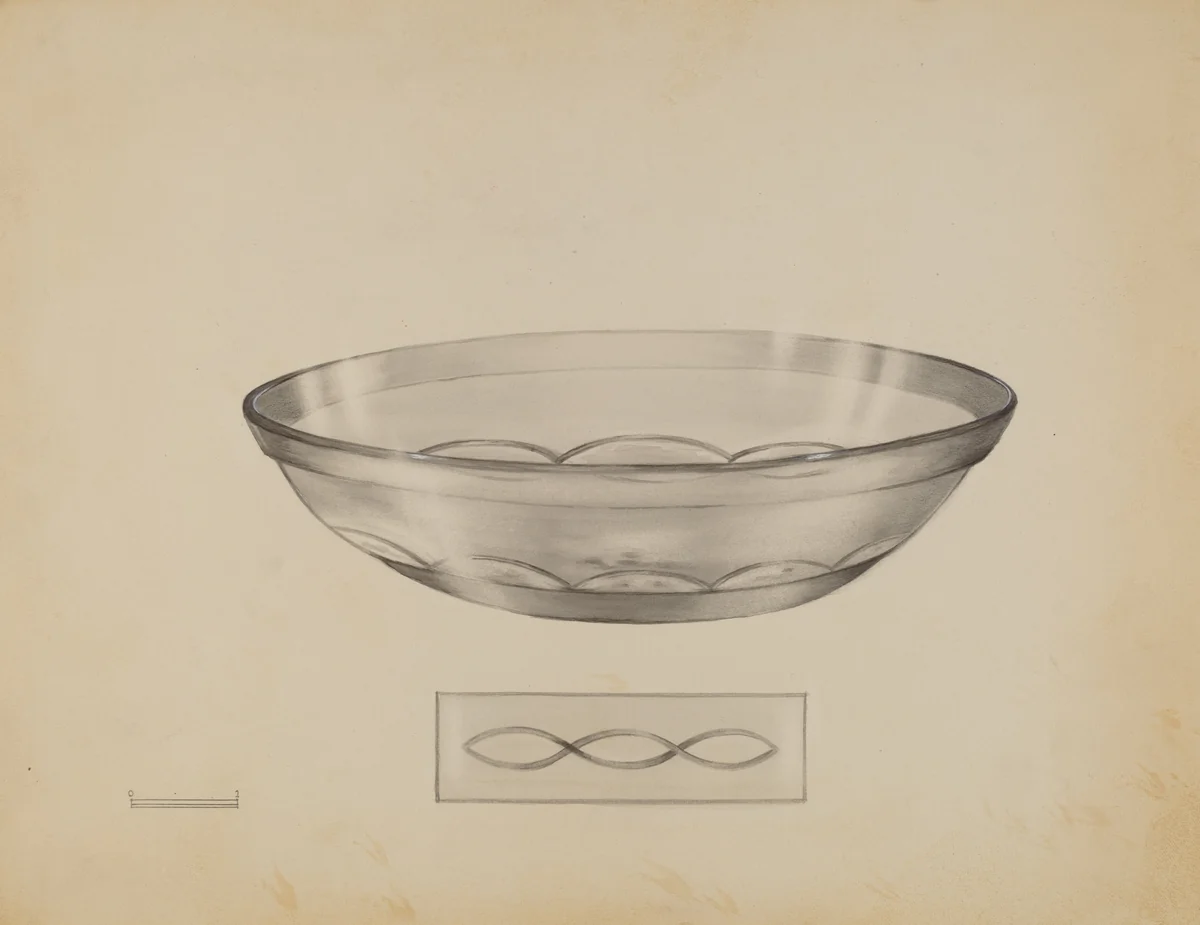 Shallow Dish by John Tarantino, index of american design, 1936