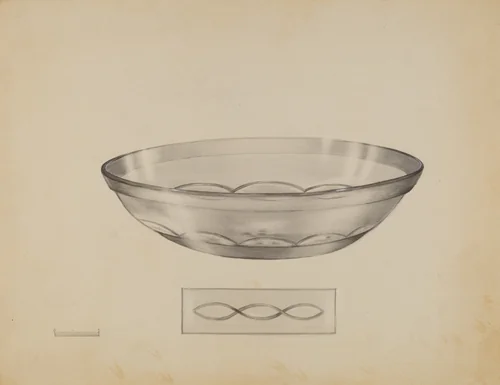 Shallow Dish by John Tarantino, index of american design, 1936