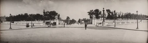Panoramic View of Paris by Unidentified Photographer, photograph, 1900
