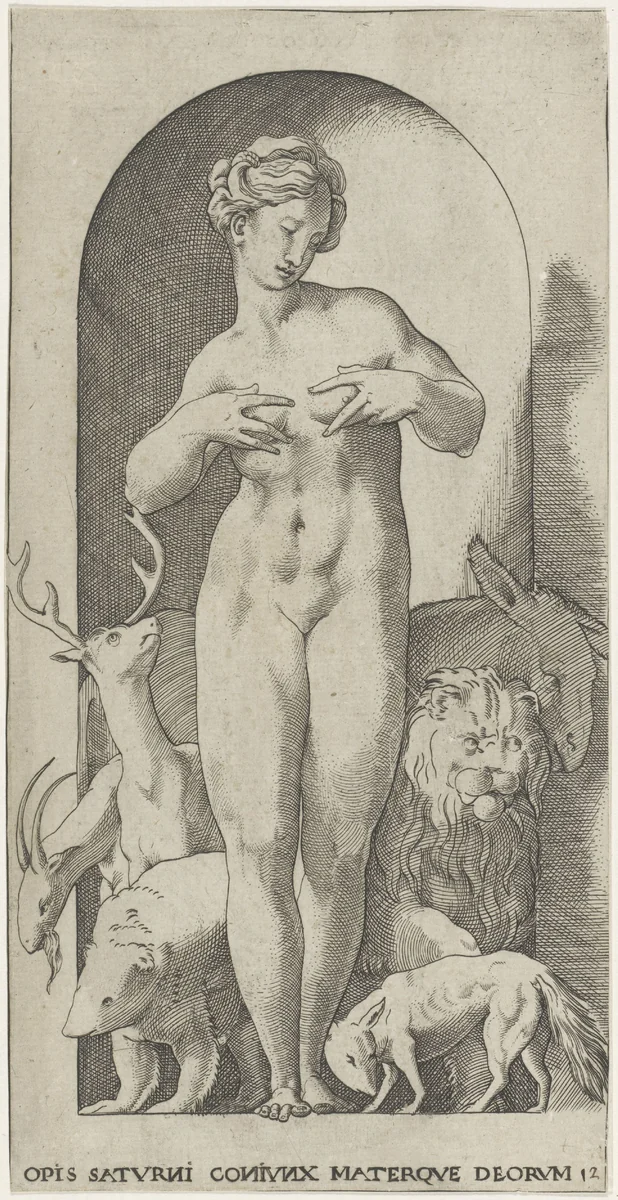 Opis by Jacob Binck, print, 1510-1569