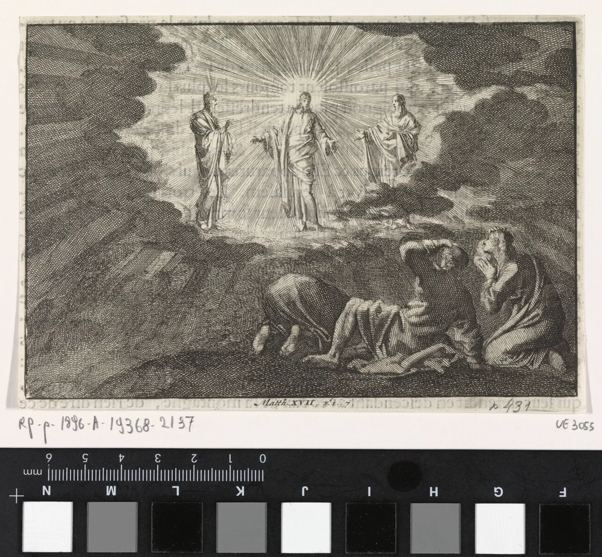Transfiguratie by Jan Luyken, print, 1703-1762