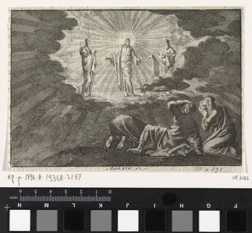 Transfiguratie by Jan Luyken, print, 1703-1762