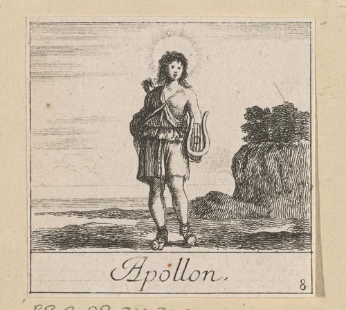 Apollo by anonymous, print, 1620-1664