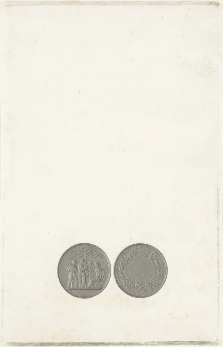 Penning van de Maatschappij tot nut van 't algemeen by Jan Dam Steuerwald, print, 1835