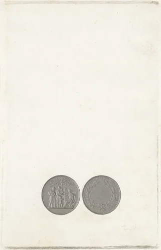 Penning van de Maatschappij tot nut van 't algemeen by Jan Dam Steuerwald, print, 1835