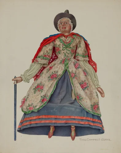 "Mother Goose" marionette by Rose Campbell-Gerke, index of american design, 1939
