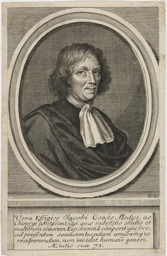 James Cooke by Robert White, print, 1645-1703