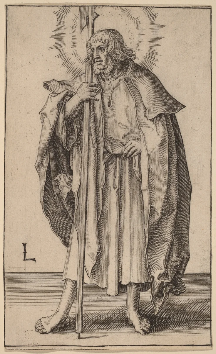 Saint Matthew by Lucas van Leyden, print, 1510
