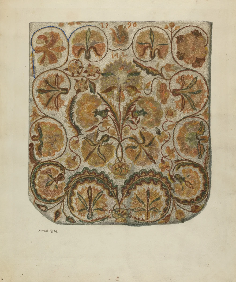 Bedspread by Michael Trekur, index of american design, 1936