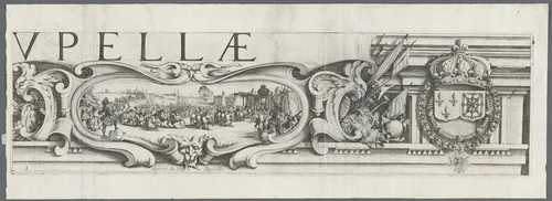 The Siege of La Rochelle: Plate 3 by Jacques Callot, print, 1628-1630