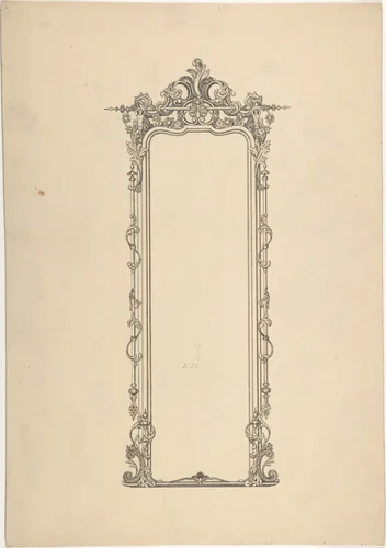 Pier Glass by Robert William Hume, drawing, 1850-1904