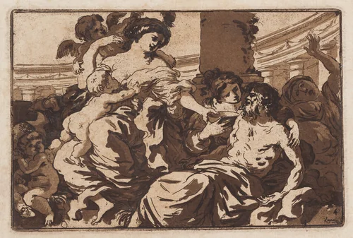 Anacreon by Jean Jacques Lagrenée, print, 1777-1787