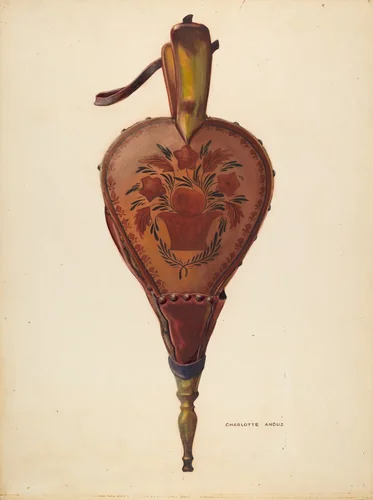 Bellows by Charlotte Angus, index of american design, 1937