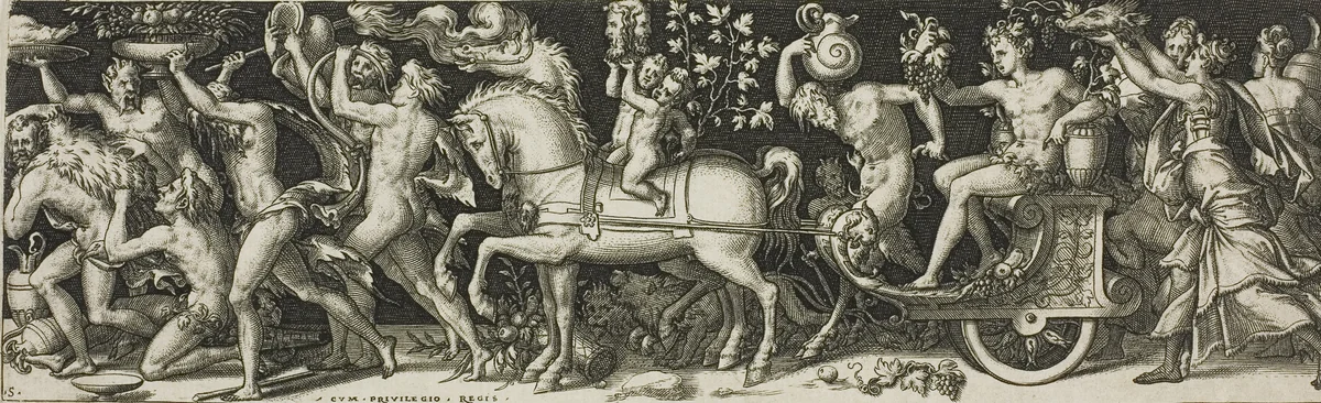 Combats and Triumphs by Etienne Delaune, print, 1538-1583