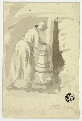 Woman Near Stove by James Ward, drawing, 1819