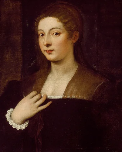 Portrait of a Lady by Titian, painting, 1525-1565