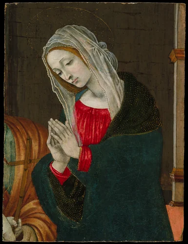 The Virgin of the Nativity by Filippino Lippi, painting, 1495-1505