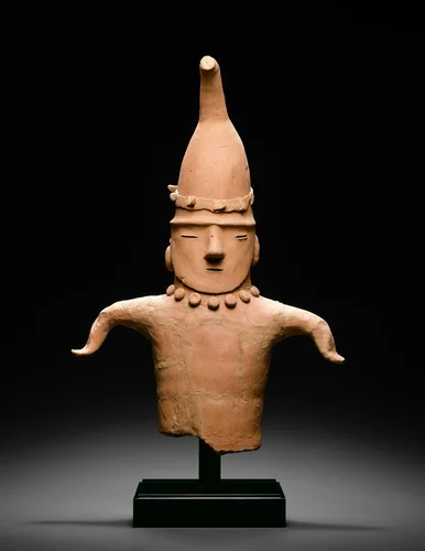 Head and Torso of a Dancing Figure by Japan, ceramic, 401-700