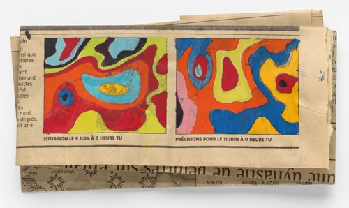 Weather Map by Stephen Dean, drawing, 2005