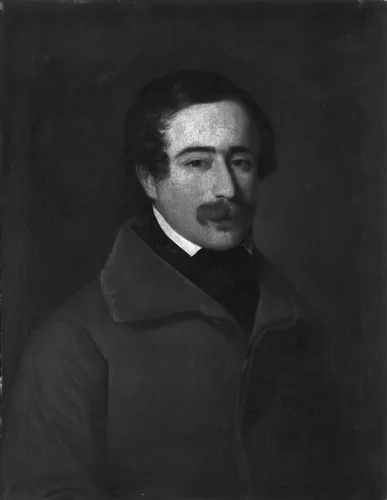 Portrait of a Man by Antonio Maria Esquivel, painting, 1843