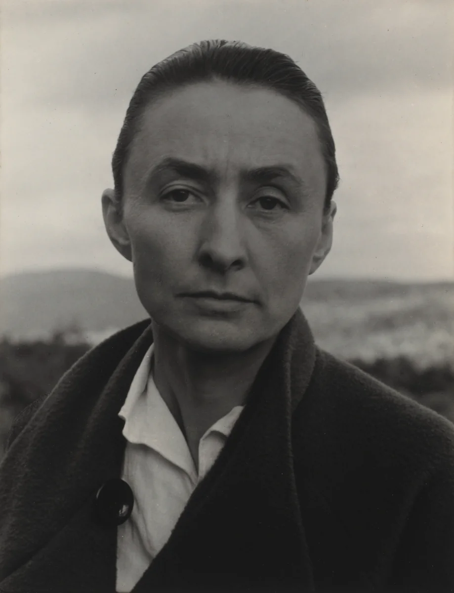 Georgia O'Keeffe by Alfred Stieglitz, photograph, 1927-1928