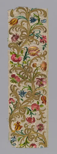 Fragment (Needlework) by Europe, textile, 1750-1800