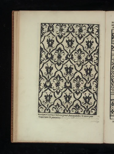 Livre de Moresques, page 5 (verso) by Francesco di Pellegrino, book, 1546