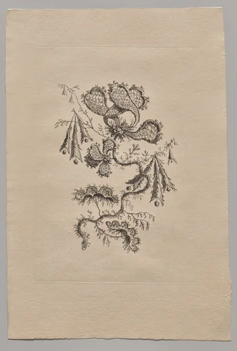 Persian Flowers by Jean Baptiste Pillement, print, 1755