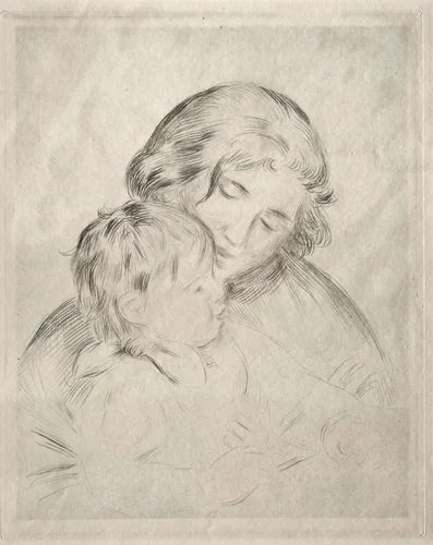 Mother and Child by Pierre-Auguste Renoir, print, 1896