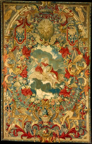 Seasons and Elements (Air) (set of four) by Charles Le Brun, textile, 1678-1688