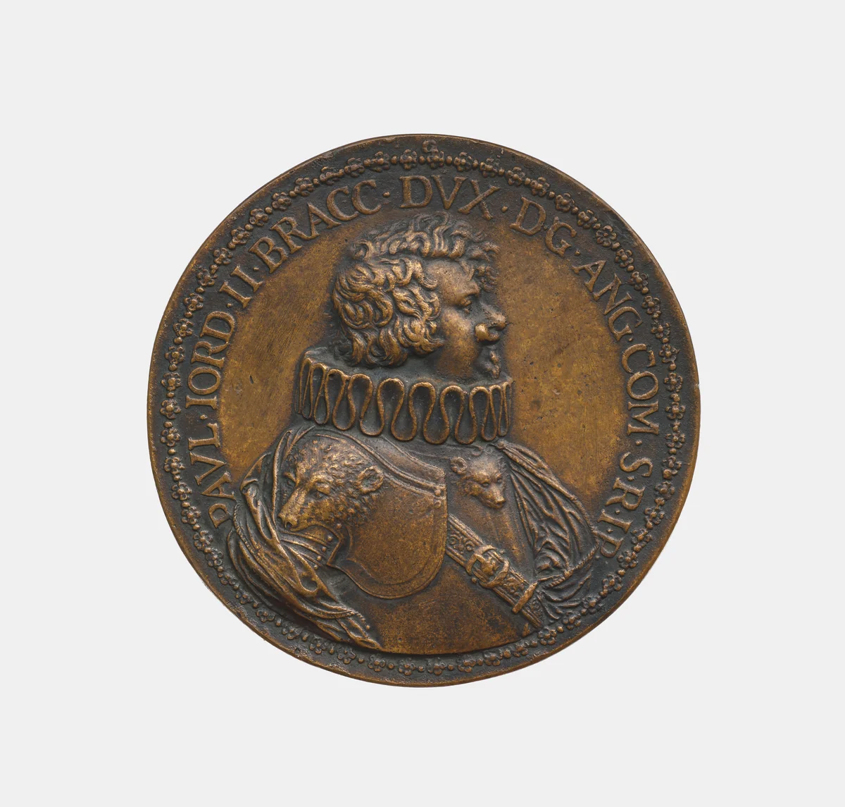 Paolo Giordano II Orsini, Duke of Bracciano (1591–1656) by Johann Jakob Kornmann, metalwork, 1631