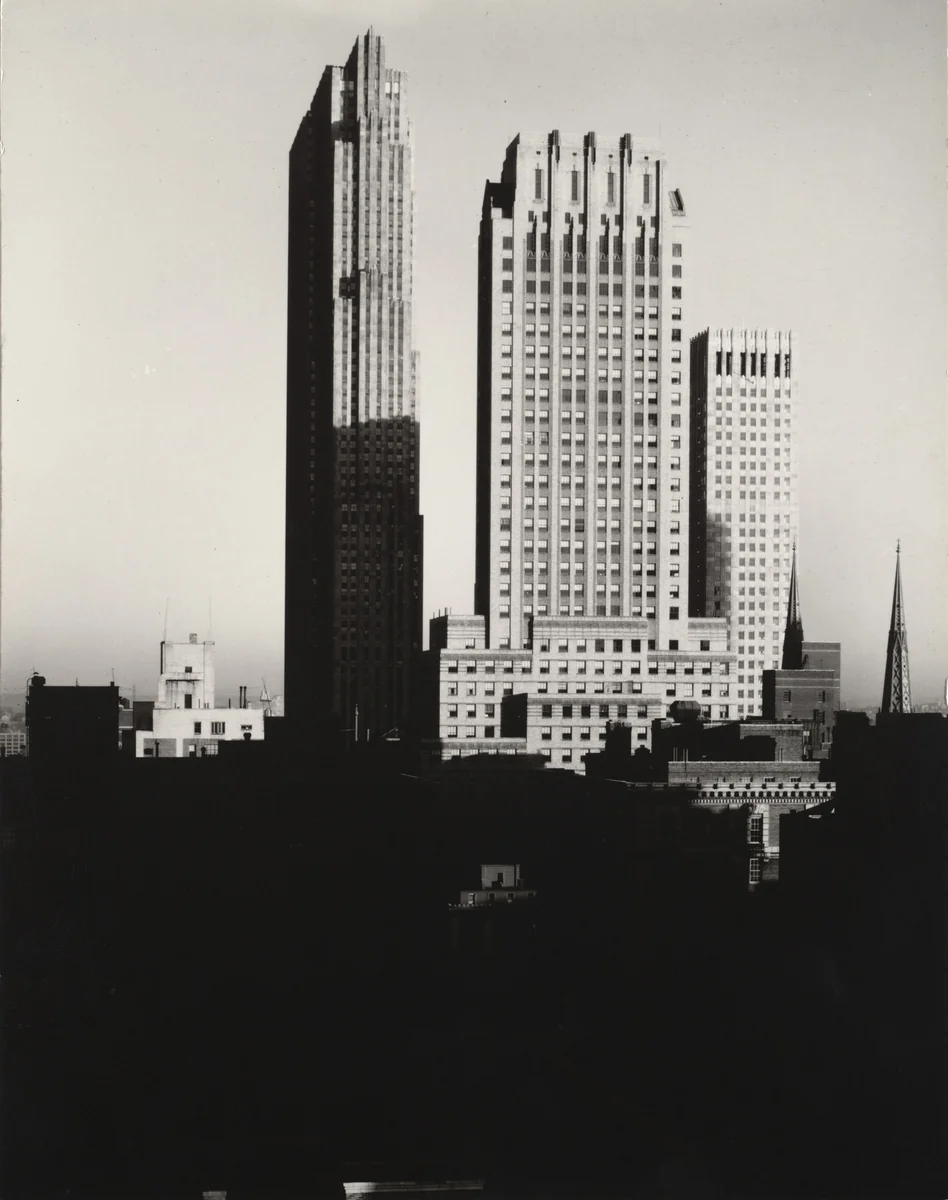 From the Shelton, West by Alfred Stieglitz, photograph, 1935
