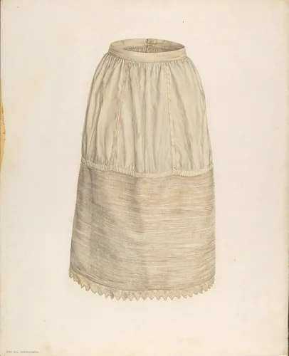 Petticoat by Daniel Marshack, index of american design, 1940
