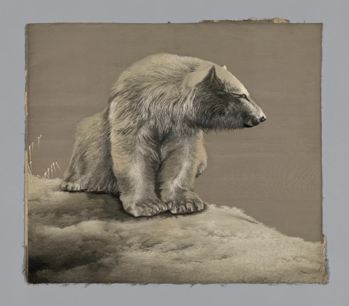 Embroidered Picture by Japan, textile, 1900-1910