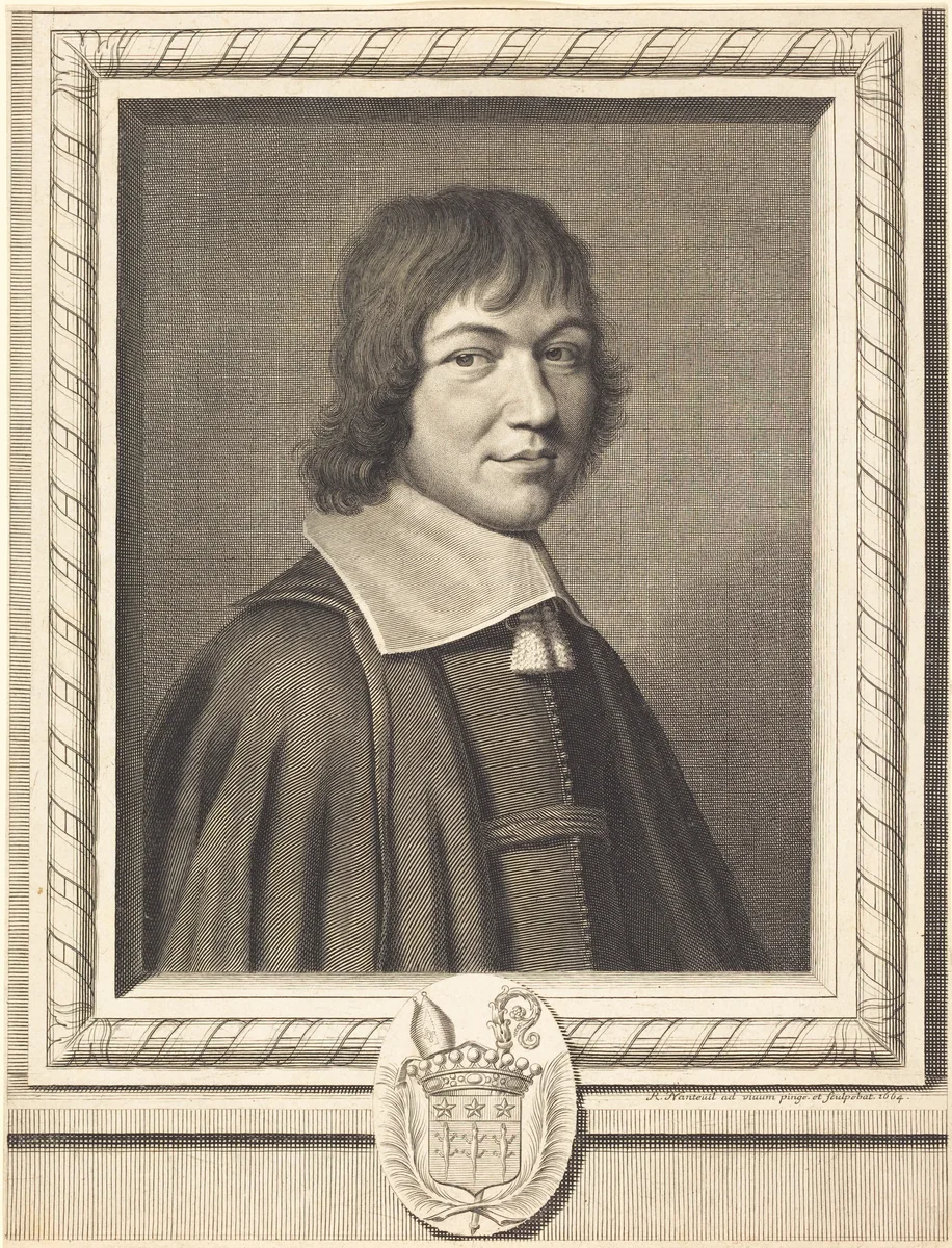 Charles-Maurice Le Tellier by Robert Nanteuil, print, 1663