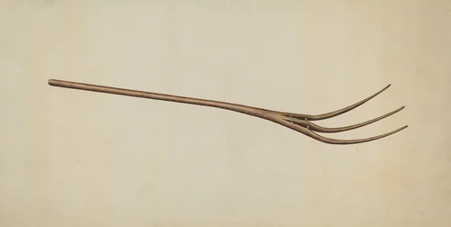 Pitch Fork by Earl Butlin, index of american design, 1937
