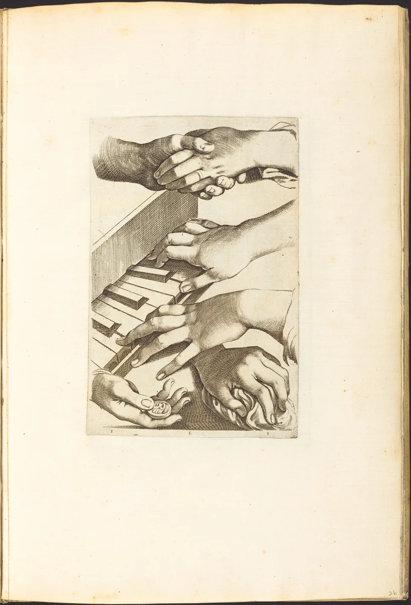 Print from Drawing Book by Luca Ciamberlano, print, 1610-1620