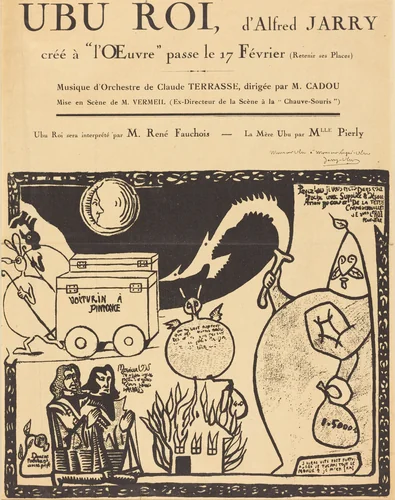 Ubu Roi by Alfred Jarry, print, 1922
